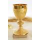 Kelk H 19 Cm Diam 10 Cm Verguld 