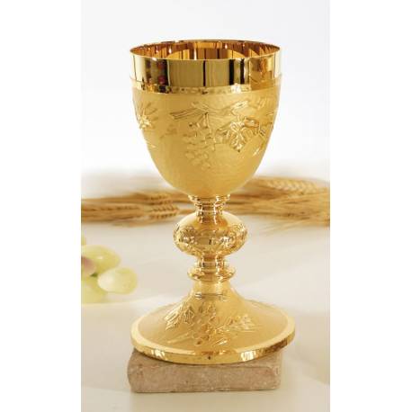 Kelk H 19 Cm Diam 10 Cm Verguld 