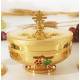 Ciborie H 13 Cm Diam 16 Cm Verguld + Email 