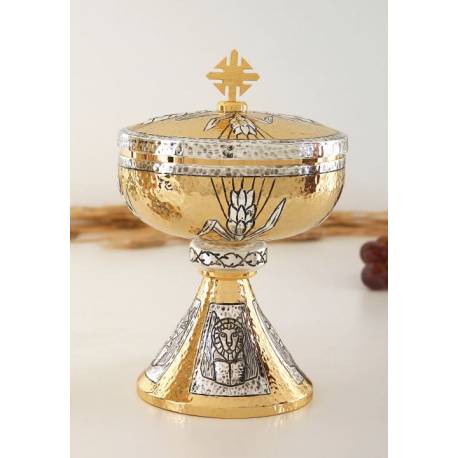 Ciborie H 19 Cm Diam 12.5 Cm 2-Kleurig 
