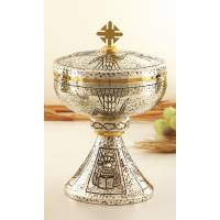 Ciborie H 19 Cm Diam 12.5 Cm 2-Kleurig 