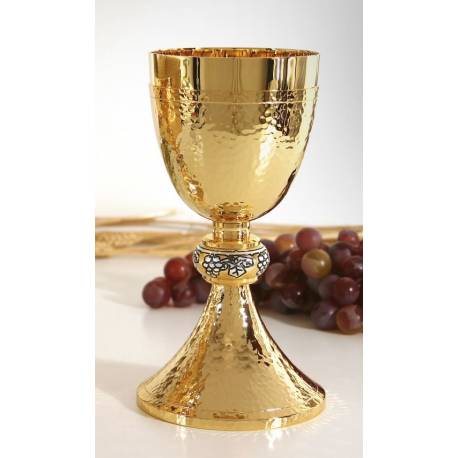 Calice H 21 Cm Diam Ouv. 10 Cm Bi-Couleur