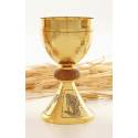 Kelk H 19 Cm Diam 10 Cm Verguld 