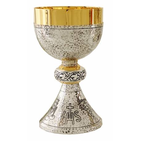 Calice H 20 Cm Diam Ouv. 11 Cm Argenté