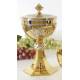 Ciboire H 22 Cm Diam Ouv. 12 Cm Bi-Couleur
