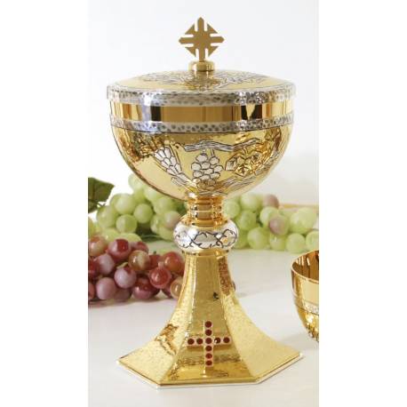 Ciborie H 22 Cm Diam 12 Cm 2-Kleurig 