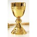 Kelk H 21 Cm Diam 10 Cm Verguld 
