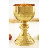 Kelk H 19 Cm Diam 10.5 Cm Verguld 
