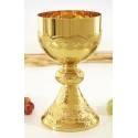 Kelk H 19 Cm Diam 10.5 Cm Verguld 