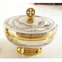 Ciboire H 12.5 Cm Diam Ouv. 14 Cm Bi-Couleur