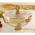 Ciboire H 12.5 Cm Diam Ouv. 14 Cm Bi-Couleur