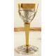 Calice H 22.5 Cm Diam Ouv. 10 Cm Bi-Couleur