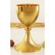 Kelk H 19.5 Cm Diam 10 Cm Verguld 