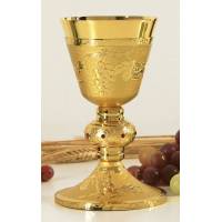Kelk H 19 Cm Diam 9.5 Cm Verguld 