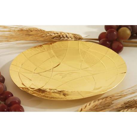 Patène Diam 17 Cm Doré