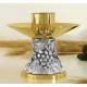 Bougeoir Base Diam 9 Cm H 13 Cm Diam Bougie Cm Bi-Couleur