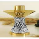 Bougeoir Base Diam 9 Cm H 13 Cm Diam Bougie Cm Bi-Couleur
