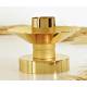 Bougeoir H 5 Cm Diam Bougie 4 Cm Doré
