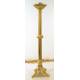 Kandelaar H 80 Cm Diam Kaars 5 Cm Verguld 