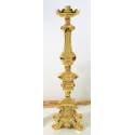 Kandelaar H 65 Cm Diam Kaars 5 Cm Verguld 