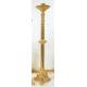 Kandelaar H 60 Cm Diam Kaars 4 Cm Verguld 