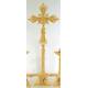 Bougeoir H 60 Cm Diam Bougie Cm Doré
