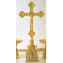 Croix Sur Base H 50 Cm Bi-Couleur