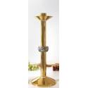 Bougeoir H 40 Cm Diam Bougie 5 Cm Bi-Couleur