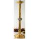 Bougeoir H 50 Cm Diam Bougie 5 Cm Bi-Couleur