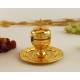 1 Ampoule Pour Huile Sainte Chr D 15 Cm Doré