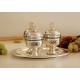 Set Voor H. Oliën 3 Ampullen Cat/Chr/Inf D 22 Cm Verzilverd 
