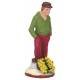 Santon Gateau 7 Cm Hommes Aux Fleurs