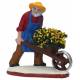 Santon Gateau 7 Cm Jardinier A La Brouette
