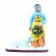 Santon Gateau 7 Cm Bergere Aux Fleurs