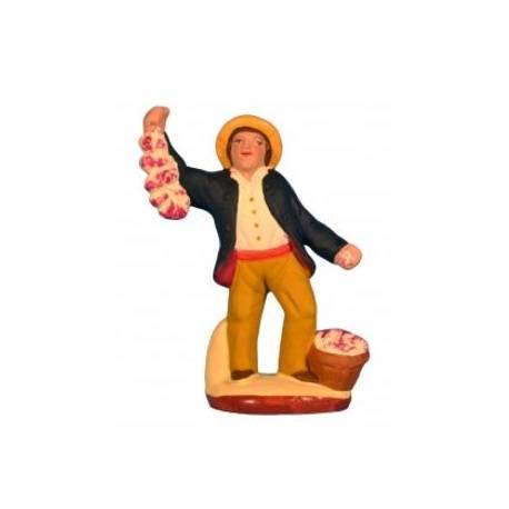Santon Gateau 7 Cm Man Met Knoflook 