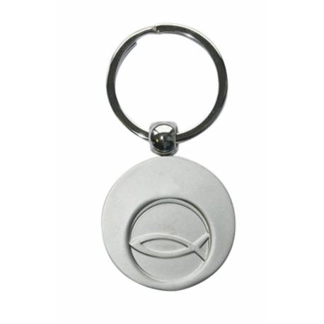 Sleutelhanger Met Jeton - Vis 