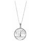 Geheel Ketting 45 Cm + Levensboom / Staal 