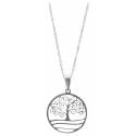 Geheel Ketting 45 Cm + Levensboom / Staal 