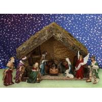 Cabane + 11 Pers 12 Cm (35 X 16 X 26 Cm)