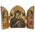 Tryptique Arrondi Perpetuel Secours 22 Cm X15 Cm