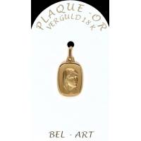Médaille plaqué-or - Vierge