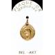 Medaille plaqué-goud - O.L.V. - 15 mm 
