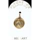 Medaille plaqué-goud - O.L.V. met Kind - 16 mm 