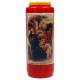 Noveenkaars / rood / Kersttafereel 