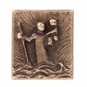 Medaille Aimantee St Christophe-Bronze-3.5 X 3 Cm