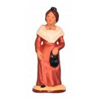 Santon Gateau 7 Cm Arlesienne Rouge