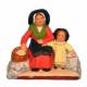 Santon Gateau 7 Cm Zittende Vrouw Met Kind 