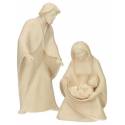 Ste Famille Jesus Séparé Bois Sculpté 19 Cm Naturel Ciré