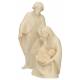 Ste Famille Jesus Séparé Bois Sculpté 19 Cm Naturel Ciré