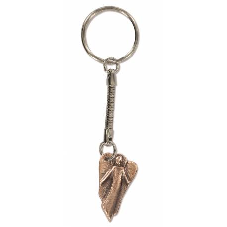 Porte-Clefs Ange Bronze 2 X 3 Cm